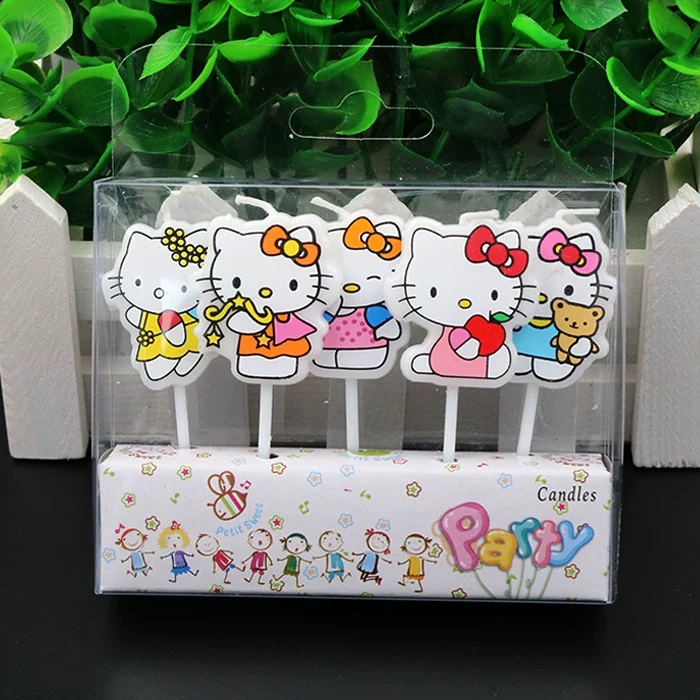 5pcs/Set Kawaii HelloKitty Han - Candle Supplies Kit recension och pris