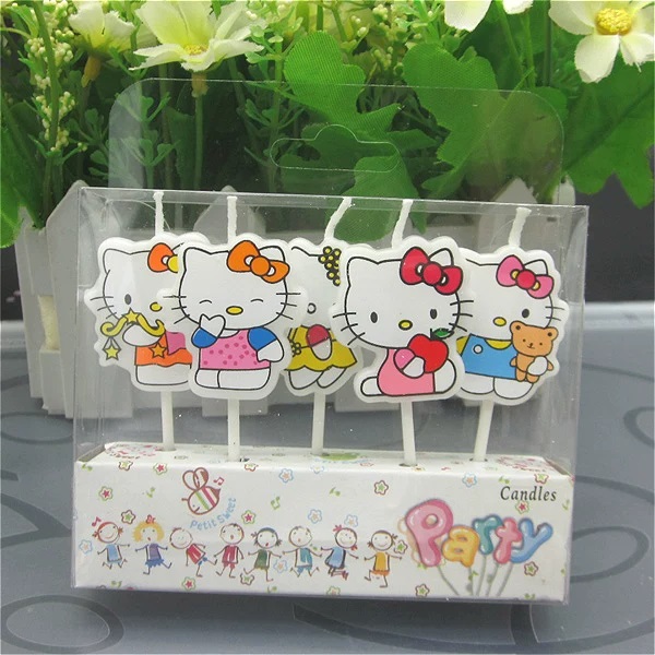 5pcs/Set Kawaii HelloKitty Han - Candle Supplies Kit recension och pris