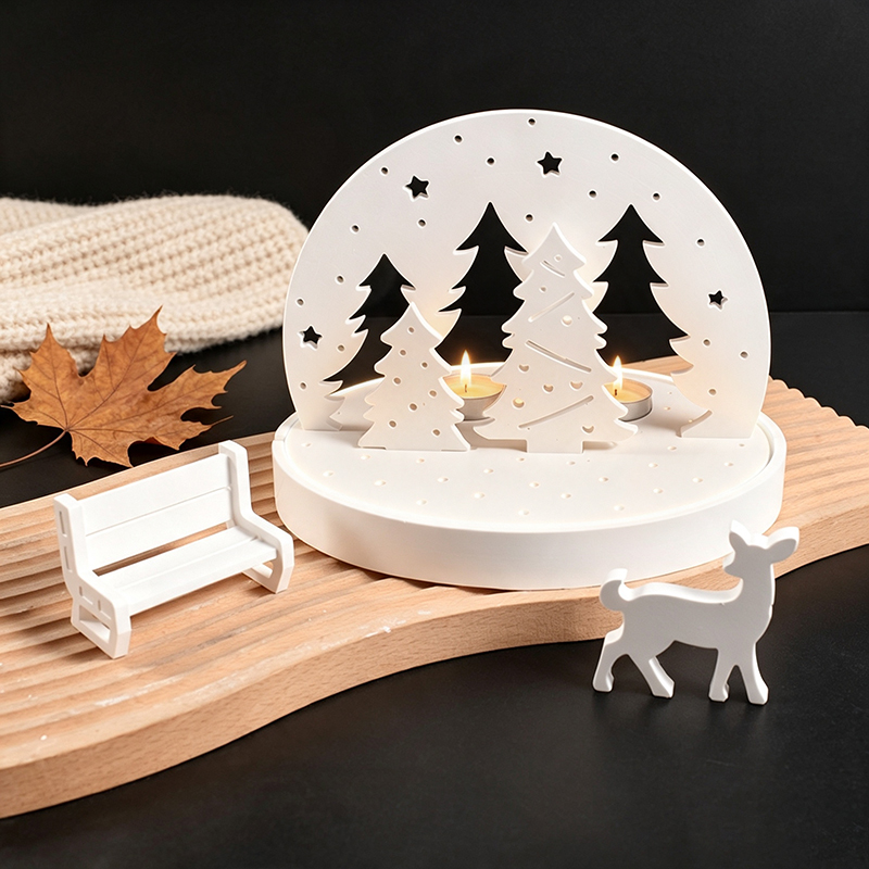 Christmas Elk Tealight Candle  - Candle Supplies Kit recension och pris