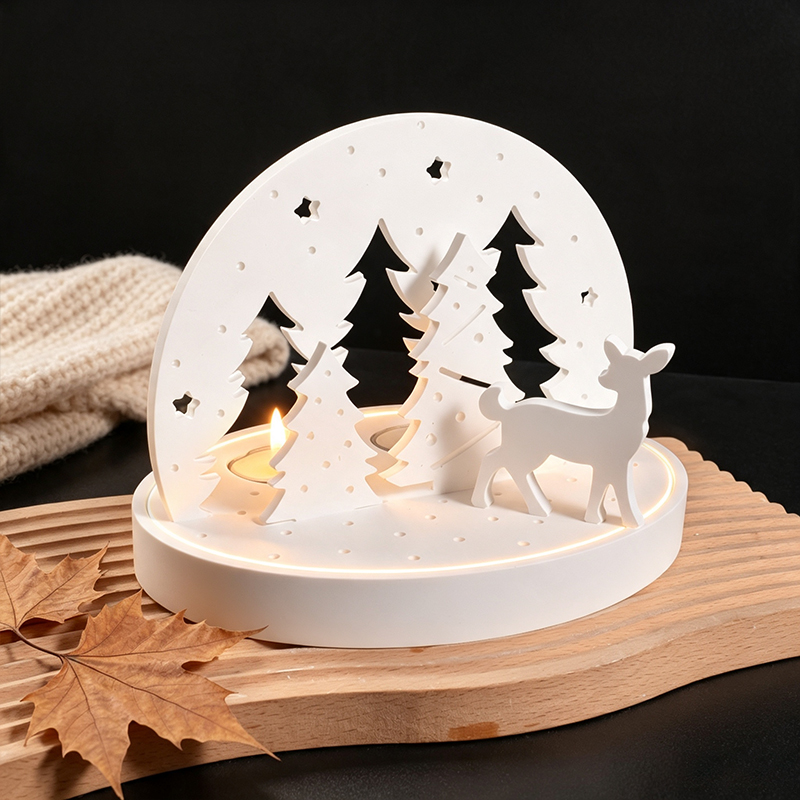 Christmas Elk Tealight Candle  - Candle Supplies Kit recension och pris