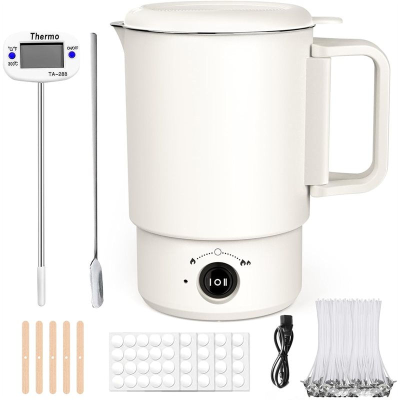 A47U Electric Wax Melting Pot  - Candle Supplies Kit recension och pris