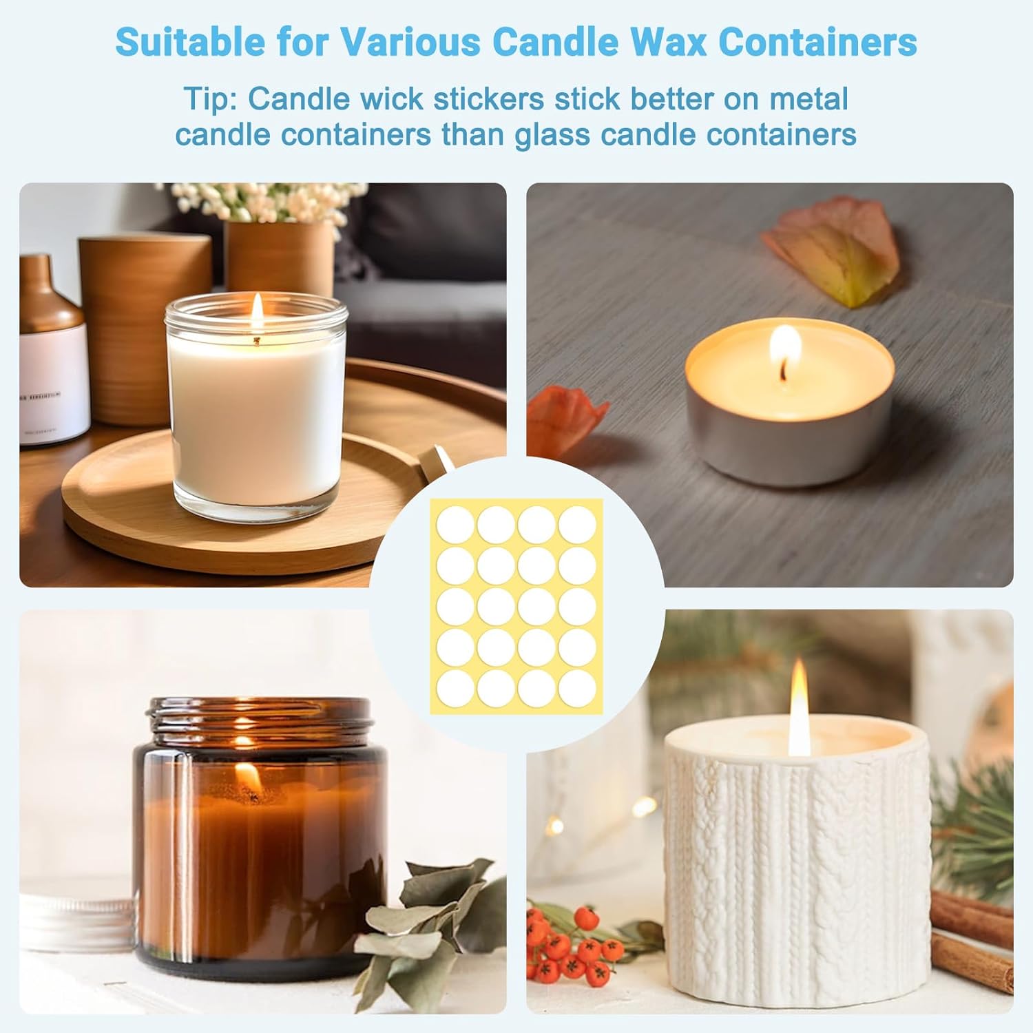 400PCS/100PCS Candle Wick Stic - Candle Supplies Kit recension och pris