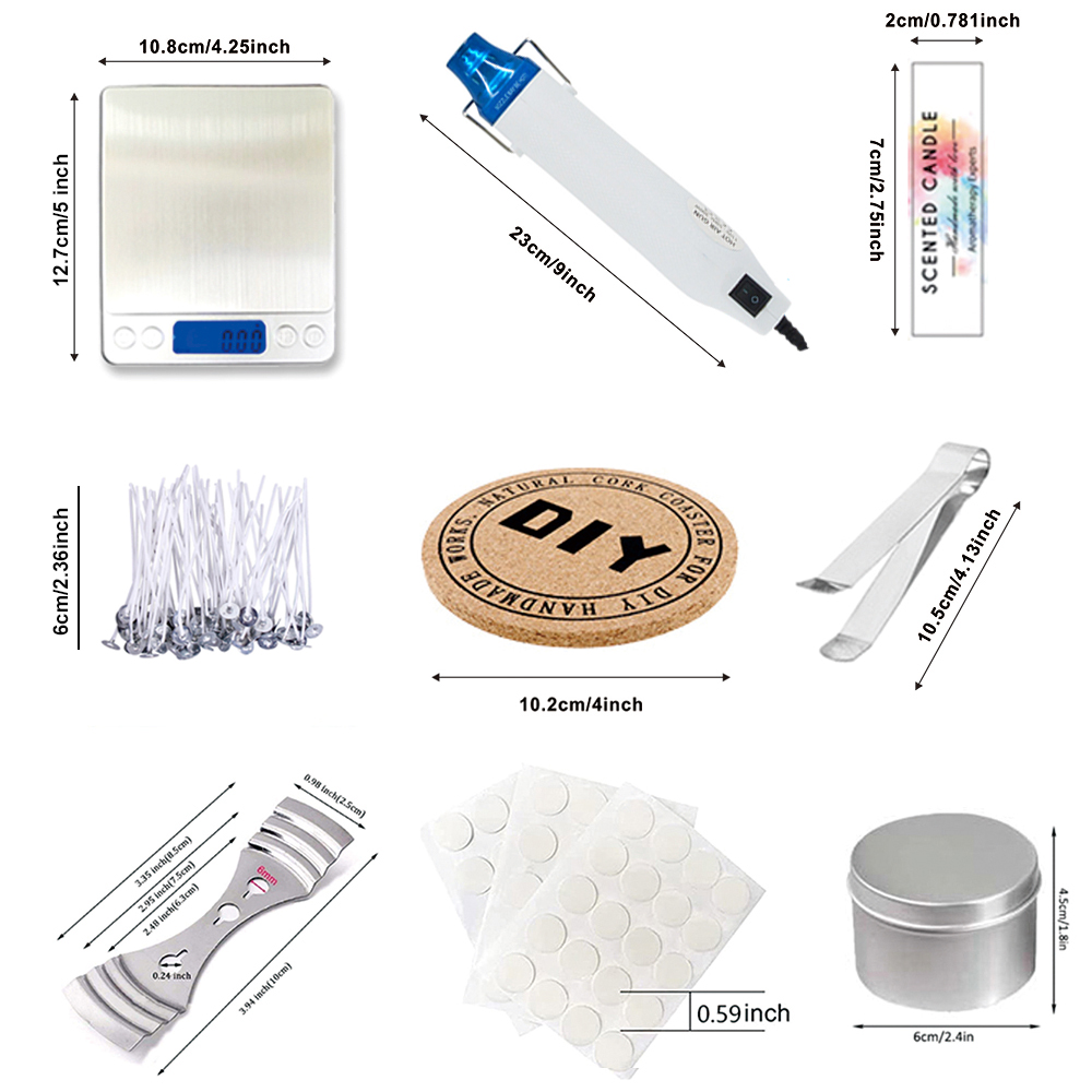 DIY Candle Craft Tools Kit wit - Candle Supplies Kit recension och pris