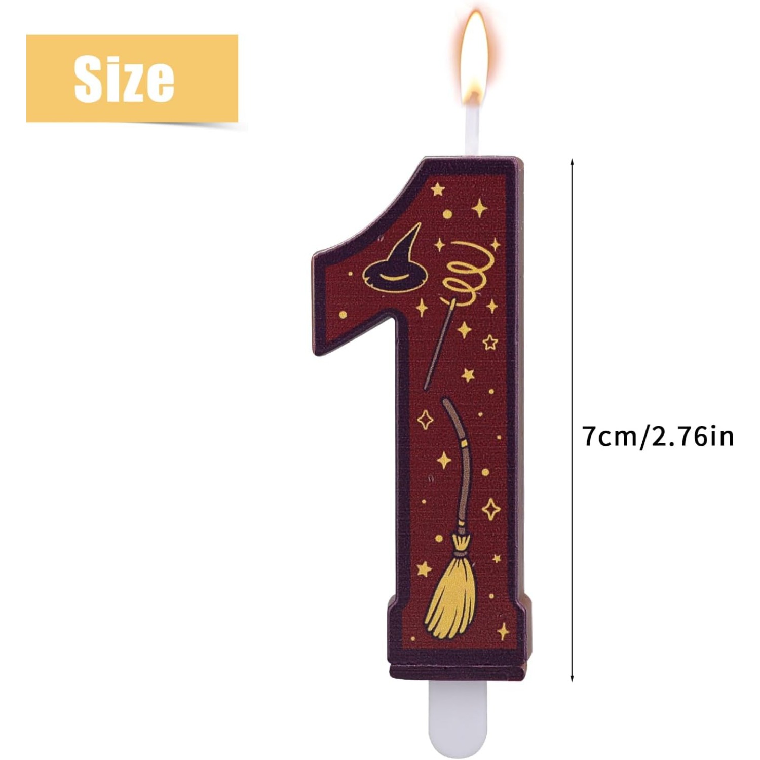 1 Set Number 0-9 Magical Theme - Candle Supplies Kit recension och pris