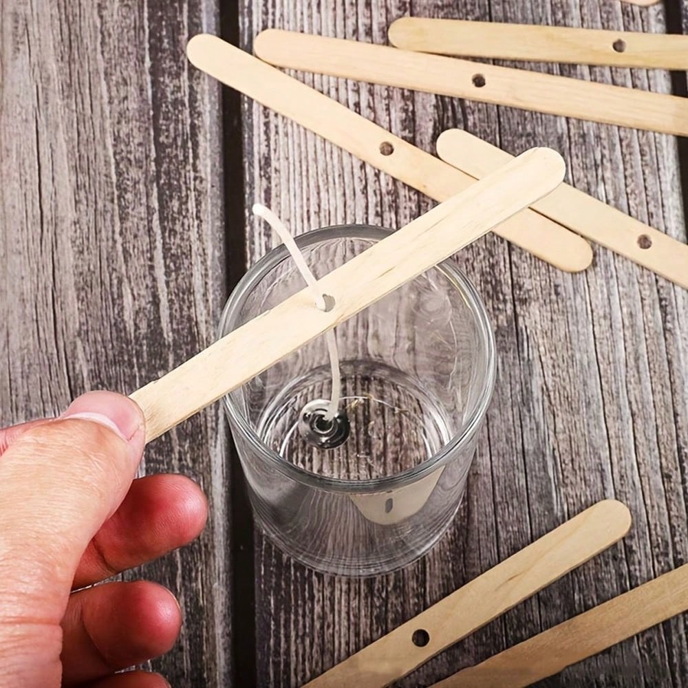 5/10/20/30/50pcs Wooden Candle - Candle Supplies Kit recension och pris