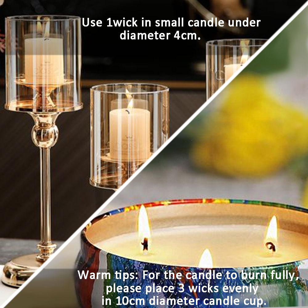 55pcs Flower Candle Wick Wood  - Candle Supplies Kit recension och pris