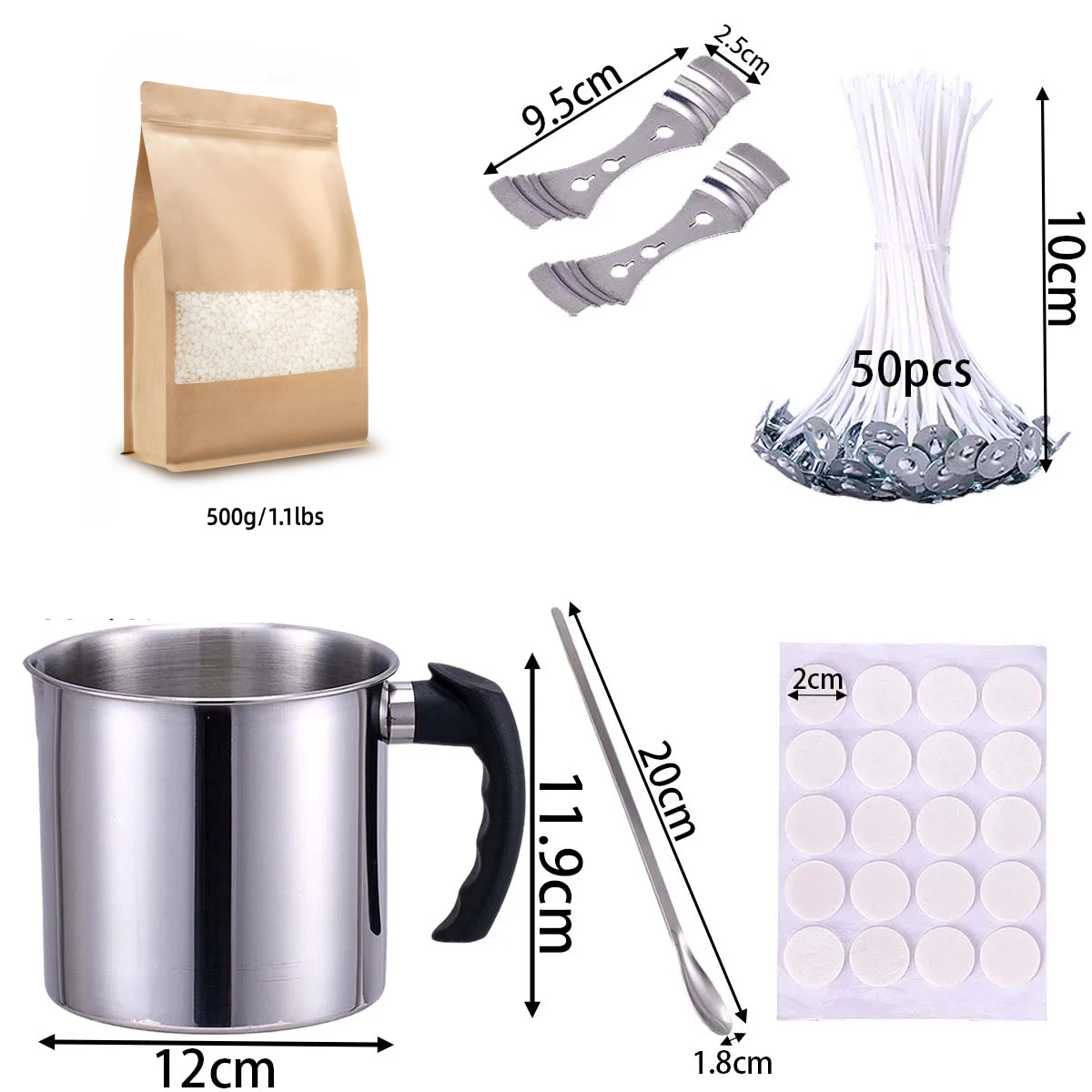 DIY Scented Candle Making Tool - Candle Supplies Kit recension och pris