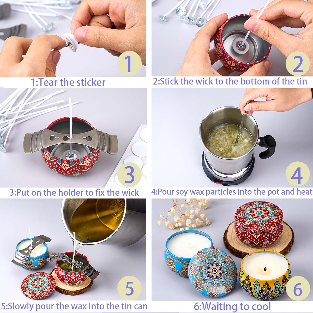 DIY Scented Candle Making Tool - Candle Supplies Kit recension och pris